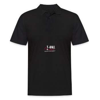 Teeball Tee Ball Tball Mom - Männer Poloshirt - Schwarz - Vorne - Kai (181cm)