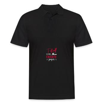 Teeball Tee Ball Tball Mom - Männer Poloshirt - Schwarz - Vorne - Kai (181cm)