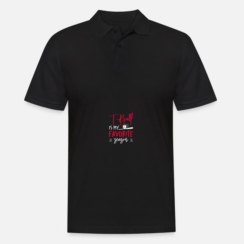 Teeball Tee Ball Tball Maman - Polo Homme - noir