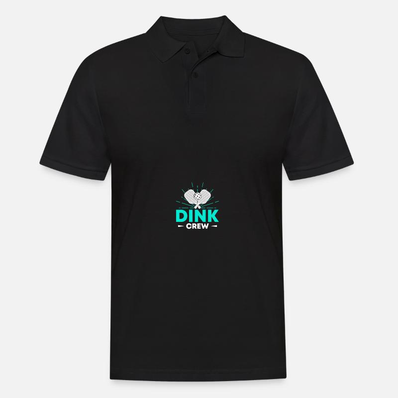 Pickle Ball Pickleball Küche - Männer Poloshirt - Schwarz