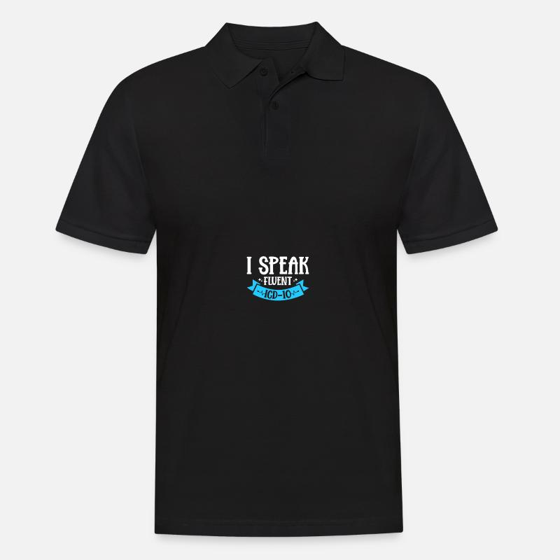 Medical Coding Medical Coders - Men's Polo Shirt - black