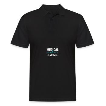 Medical Coding Medical Coders - Men's Polo Shirt - black - Front - Kai (181cm)