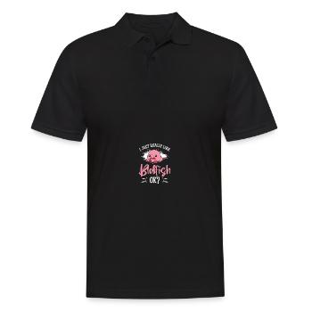 Blob Fish Blob Fish - Men's Polo Shirt - black - Front - Kai (181cm)
