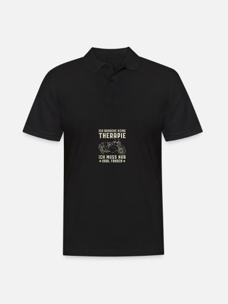 Thérapie Oural Dnepr URSS Moto - Polo Homme - noir