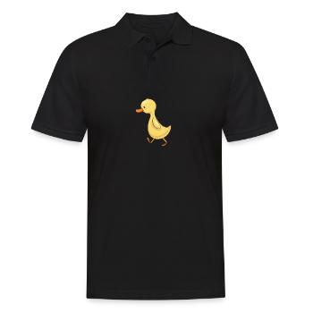 duck - Men's Polo Shirt - black - Front - Kai (181cm)