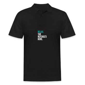 Referee Sayings Shiri Jersey Gift - Men's Polo Shirt - black - Front - Kai (181cm)
