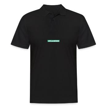 Veganer Veganerin Veganismus Geschenk Vegan - Männer Poloshirt - Schwarz - Vorne - Kai (181cm)