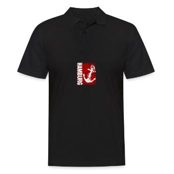Armoiries de Hambourg Drapeau d’ancre Cadeau - Polo Homme - noir - Devant - Kai (181cm)