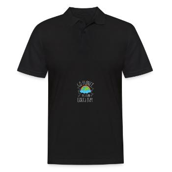 Go Planet It's Your Earth Day Rainbow - Männer Poloshirt - Schwarz - Vorne - Kai (181cm)