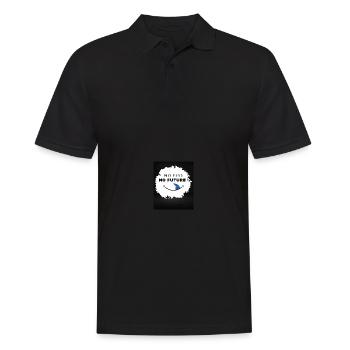 No Fins No Future Safe Sharks - Männer Poloshirt - Schwarz - Vorne - Kai (181cm)