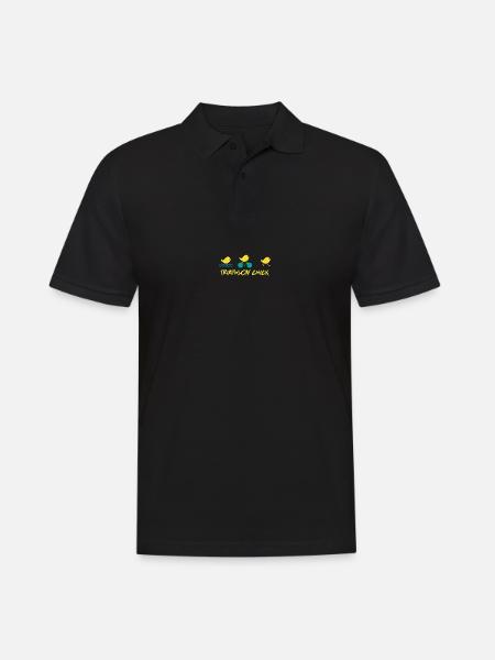 Triathlon chick - Men's Polo Shirt - black