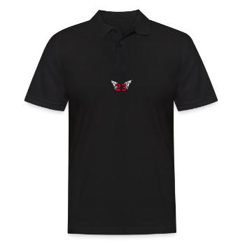 Basketball Nummer 23 Michael Jordan - Männer Poloshirt - Schwarz - Vorne - Kai (181cm)