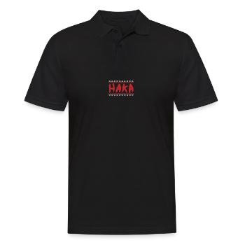 Maori Haka - Idée cadeau - Polo Homme - noir - Devant - Kai (181cm)