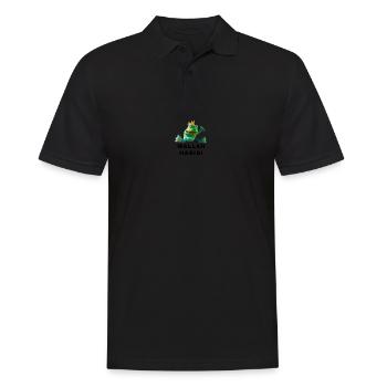Habibi - Männer Poloshirt - Schwarz - Vorne - Kai (181cm)