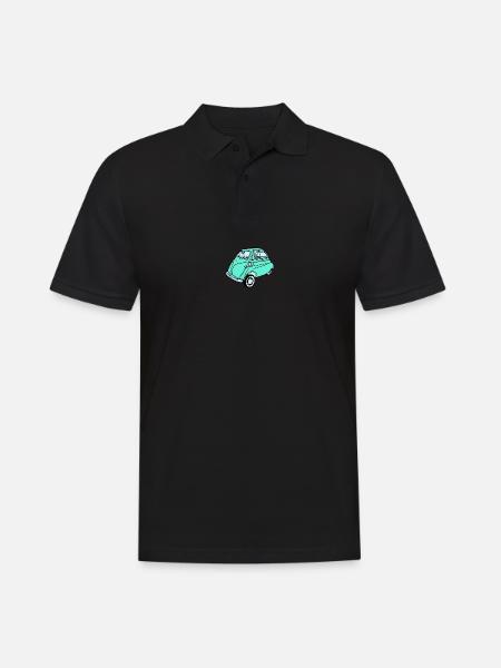 Isetta Rollermobil Motocoupé - Men's Polo Shirt - black