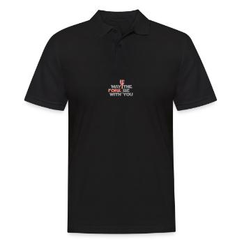 Developer May the Fork Be With You Geschenk idéee - Polo Homme - noir - Devant - Kai (181cm)