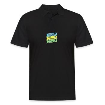 Triathlon - Männer Poloshirt - Schwarz - Vorne - Kai (181cm)