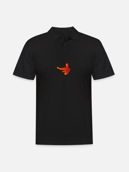 Bodybuilding - Men's Polo Shirt - black