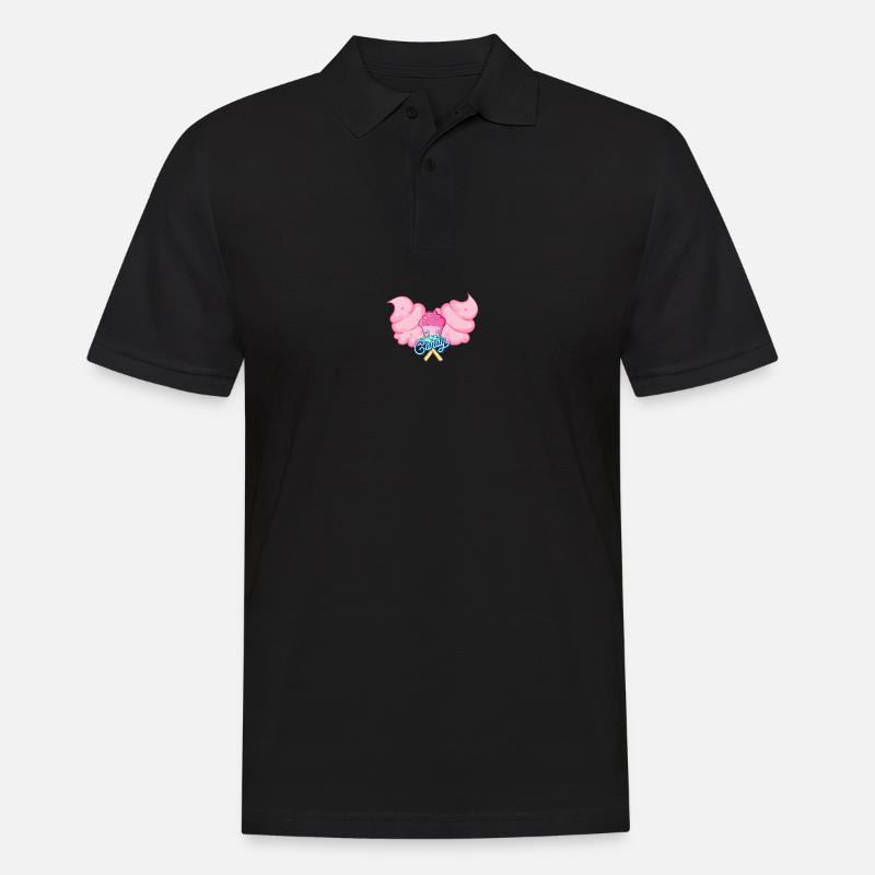 Candy Candy - Männer Poloshirt - Schwarz