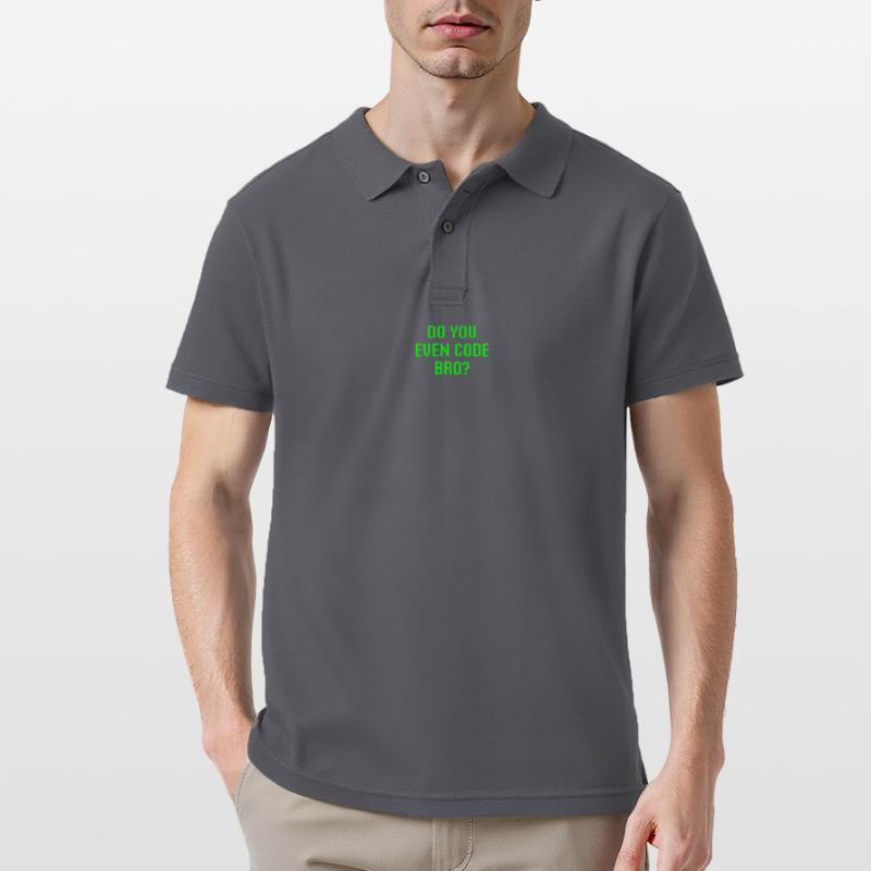 Avez-vous même le code Bro drôle de programmation Polo Homme