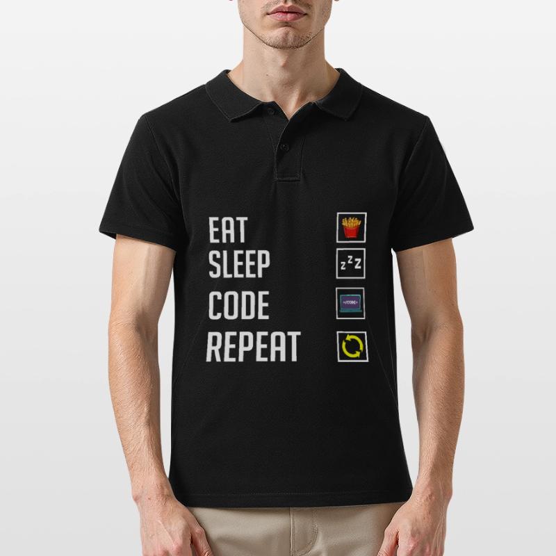 Programmierer Programmieren Computerentwickler Pc Männer Poloshirt