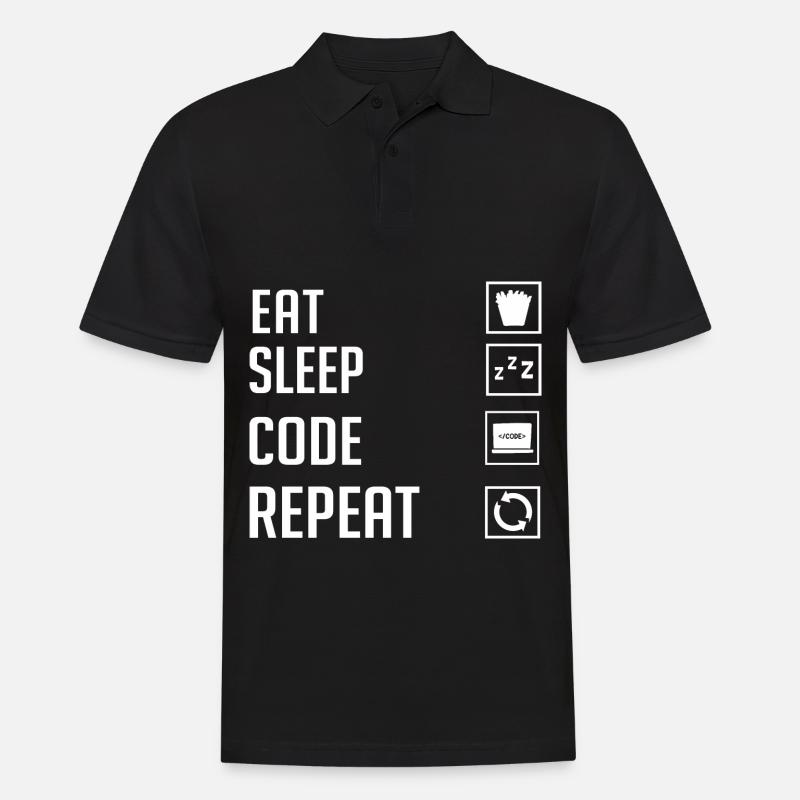 Programmer Programming Computer Developer Pc - Men's Polo Shirt - black