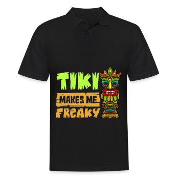 Hawaiianische Tiki Bar Hawaii Getränke Polynesian - Männer Poloshirt - Schwarz - Vorne - Kai (181cm)