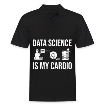 Datenwissenschaftler Data Science Wissenschaft - Männer Poloshirt - Schwarz - Vorne - Kai (181cm)