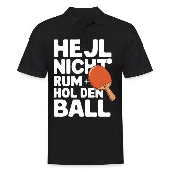 Tennis de table Joueur de tennis de table - Polo Homme - noir - Devant - Kai (181cm)