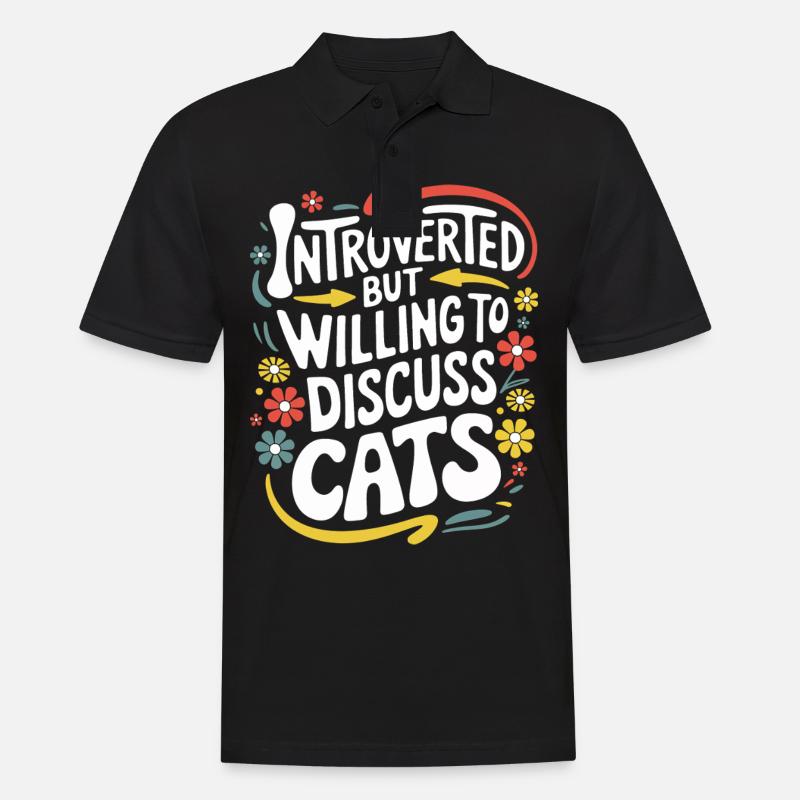 Introverti, antisocial, introverti - Polo Homme - noir