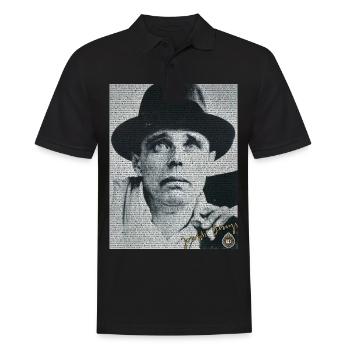 LiD - Joseph Beuys Special Edition - Men's Polo Shirt - black - Front - Kai (181cm)