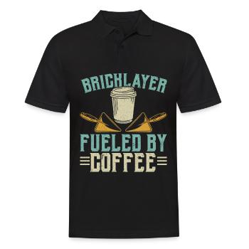 Maurer Chauffé au café Maurer Caféine - Polo Homme - noir - Devant - Kai (181cm)
