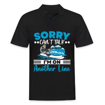 Désolé je ne peux pas parler je suis sur une autre ligne ski nautique - Polo Homme - noir - Devant - Kai (181cm)