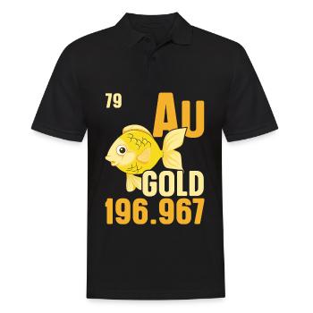 Poisson rouge Poisson sous-marin Pêche aquariophile - Polo Homme - noir - Devant - Kai (181cm)
