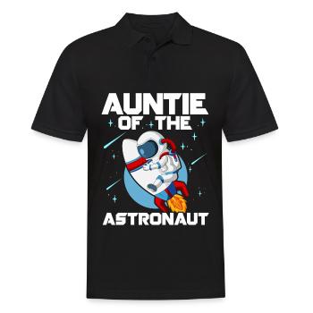 Fête d’anniversaire de la tante de l’astronaute Bday - Polo Homme - noir - Devant - Kai (181cm)