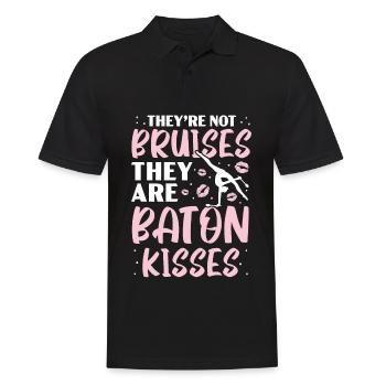 Il n’y a pas d’ecchymoses ce sont des baisers de matraque Tw - Polo Homme - noir - Devant - Kai (181cm)