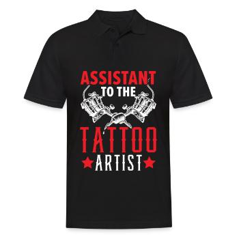 Ink It is good for a body Tattoo Tattoo - Men's Polo Shirt - black - Front - Kai (181cm)