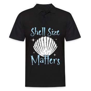 Shell size is important Shell collection Beachcomb - Men's Polo Shirt - black - Front - Kai (181cm)