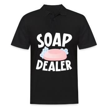 Soap Merchant Handmade Soap Soap Soap Soap Soap - Polo Homme - noir - Devant - Kai (181cm)