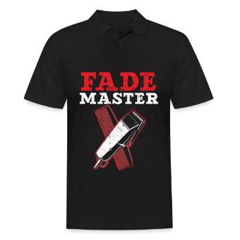 Fade Master Barbershop Tondeuse à cheveux Barbier - Polo Homme - noir - Devant - Kai (181cm)