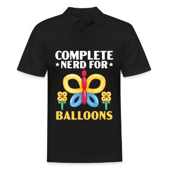 Nerd complet pour la modélisation de ballons - Polo Homme - noir - Devant - Kai (181cm)