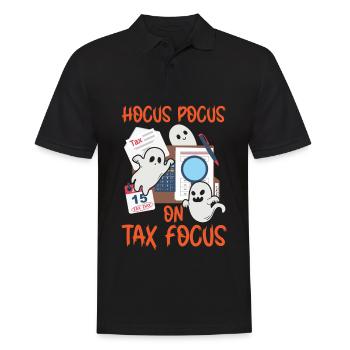 Hocus-pocus sur le comptable fiscal Halloween - Polo Homme - noir - Devant - Kai (181cm)