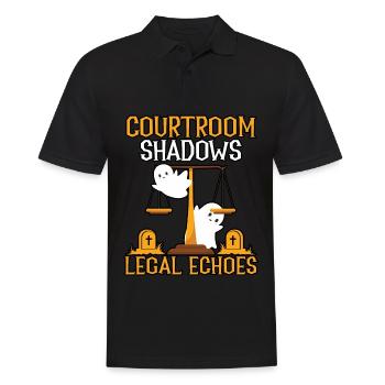 Courtroom Shadow Legal Echoes Avocat Hal - Polo Homme - noir - Devant - Kai (181cm)