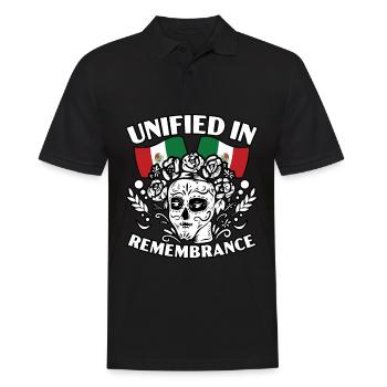 Unified In Remembrance Dia De Muertos - Men's Polo Shirt - black - Front - Kai (181cm)