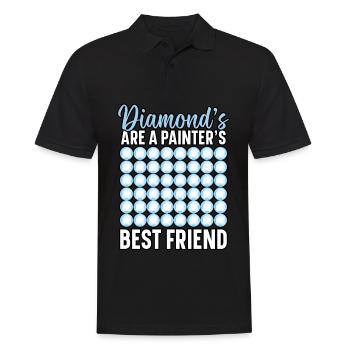 Diamond painting hand tools diamond painter - Men's Polo Shirt - black - Front - Kai (181cm)
