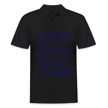 Happy Birthday Schaltjahr 29. Februar Schalttag - Männer Poloshirt - Schwarz - Vorne - Kai (181cm)