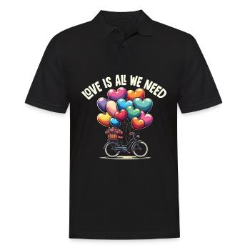 Songtexte Musikliebhaber Songwriter Musikfestival - Männer Poloshirt - Schwarz - Vorne - Kai (181cm)