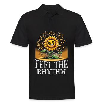 Songtexte Musikliebhaber Songwriter Musikfestival - Männer Poloshirt - Schwarz - Vorne - Kai (181cm)