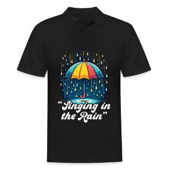 Songtexte Musikliebhaber Songwriter Musikfestival - Männer Poloshirt - Schwarz - Vorne - Kai (181cm)
