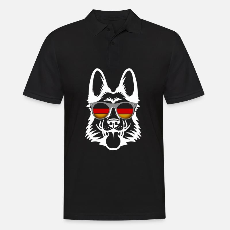 Elsässisch - Männer Poloshirt - Schwarz